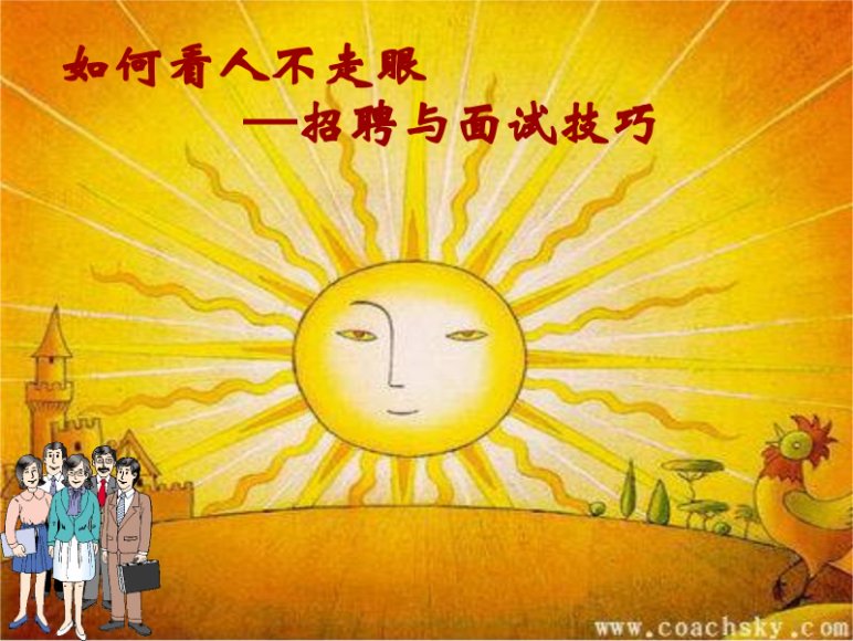 如何看人不走眼招聘与面试技巧
